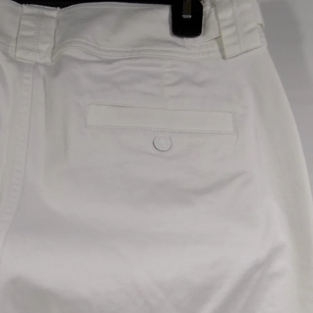 Gitano White Rolled Cuff Capri Size 12 CLEAN! - Picture 7 of 11